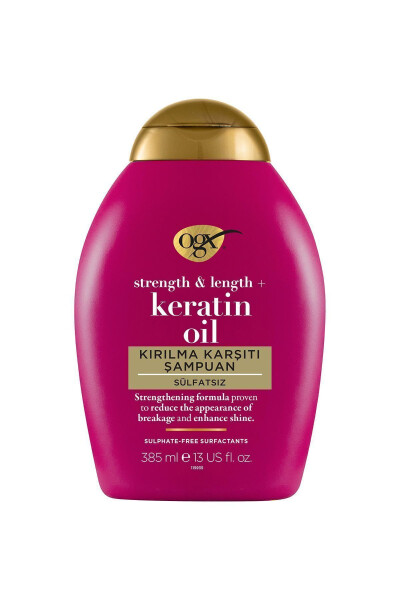 Kirilma Karşiti Keratin Oil Sülfatsız Şampuan 385 ml - 2