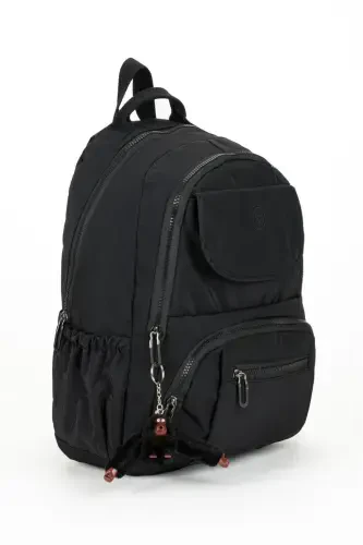 Kırinkıl Waterproof Top Flap Large Size Unisex School Backpack and Travel Bag-black6 - SAMILON (1)