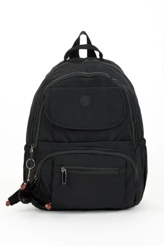 Kırinkıl Waterproof Top Flap Large Size Unisex School Backpack and Travel Bag-black6 
