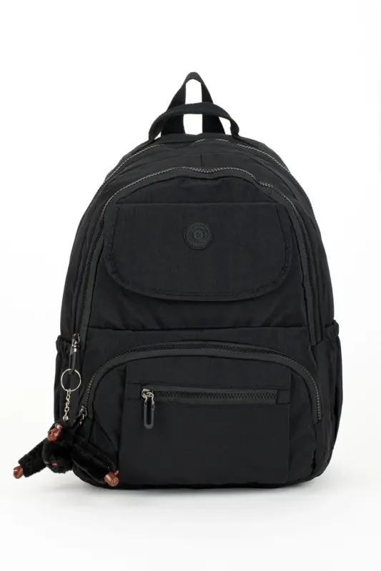 Kırinkıl Waterproof Top Flap Large Size Unisex School Backpack and Travel Bag-black6 - 1