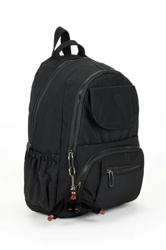 Kırinkıl Waterproof Top Flap Large Size Unisex School Backpack and Travel Bag-black6 - 2