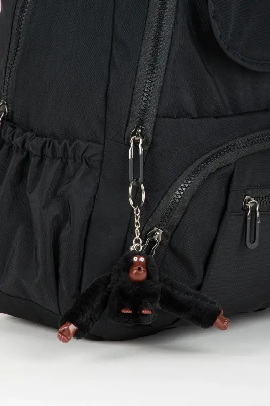 Kırinkıl Waterproof Top Flap Large Size Unisex School Backpack and Travel Bag-black6 - 4