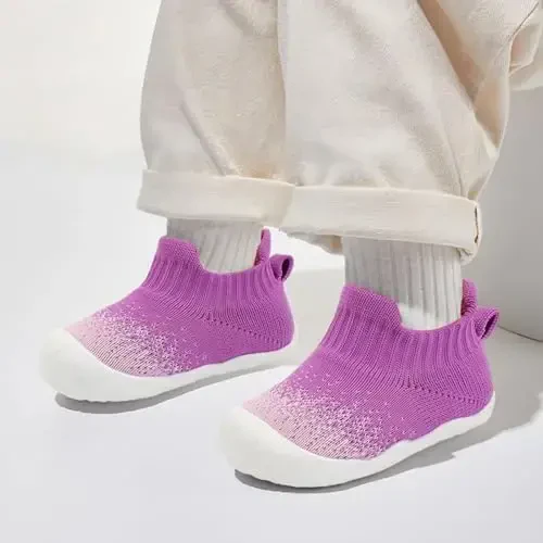 Centipede Demon Baby Shoes Baby Boys Girls Sock Shoes Breathable Infants Toddlers Slippers Indoor Outdoor Boots First Walking Shoe Slip On Sneakers Non Slip with Soft Rubber Soles - 6