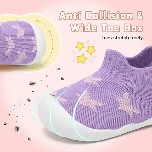 Centipede Demon Baby Shoes Baby Boys Girls Sock Shoes Breathable Infants Toddlers Slippers Indoor Outdoor Boots First Walking Shoe Slip On Sneakers Non Slip with Soft Rubber Soles - CENTIPEDE (1)