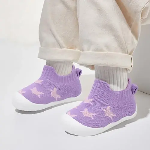 Centipede Demon Baby Shoes Baby Boys Girls Sock Shoes Breathable Infants Toddlers Slippers Indoor Outdoor Boots First Walking Shoe Slip On Sneakers Non Slip with Soft Rubber Soles - 6