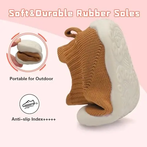 Centipede Demon Baby Shoes Baby Boys Girls Sock Shoes Breathable Infants Toddlers Slippers Indoor Outdoor Boots First Walking Shoe Slip On Sneakers Non Slip with Soft Rubber Soles - 3