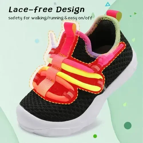 Centipede Demon Toddler Shoes Boys Girls Barefoot Shoes Kids Breathable Walking Running Shoe Slip on Sneakers Lightweight Outdoor Athletic Tennis Shoe - 2