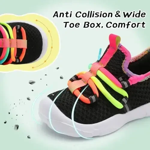 Centipede Demon Toddler Shoes Boys Girls Barefoot Shoes Kids Breathable Walking Running Shoe Slip on Sneakers Lightweight Outdoor Athletic Tennis Shoe - 3