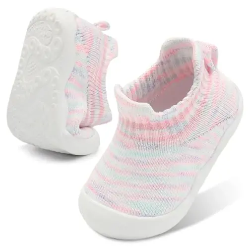 Centipede Demon Baby Shoes Baby Boys Girls Sock Shoes Breathable Infants Toddlers Slippers Indoor Outdoor Boots First Walking Shoe Slip On Sneakers Non Slip with Soft Rubber Soles - 1