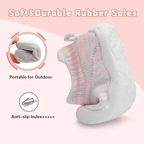 Centipede Demon Baby Shoes Baby Boys Girls Sock Shoes Breathable Infants Toddlers Slippers Indoor Outdoor Boots First Walking Shoe Slip On Sneakers Non Slip with Soft Rubber Soles - 3