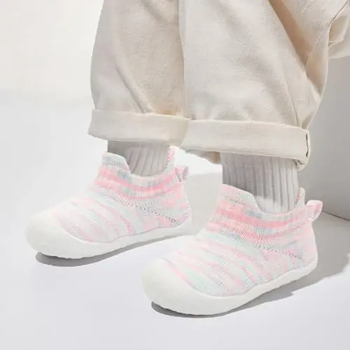 Centipede Demon Baby Shoes Baby Boys Girls Sock Shoes Breathable Infants Toddlers Slippers Indoor Outdoor Boots First Walking Shoe Slip On Sneakers Non Slip with Soft Rubber Soles - 6