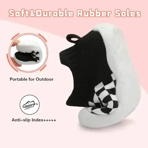Centipede Demon Baby Shoes Baby Boys Girls Sock Shoes Breathable Infants Toddlers Slippers Indoor Outdoor Boots First Walking Shoe Slip On Sneakers Non Slip with Soft Rubber Soles - 3