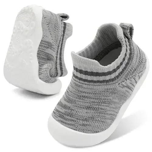 Centipede Demon Baby Shoes Baby Boys Girls Sock Shoes Breathable Infants Toddlers Slippers Indoor Outdoor Boots First Walking Shoe Slip On Sneakers Non Slip with Soft Rubber Soles - 1