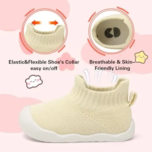 Centipede Demon Baby Shoes Baby Boys Girls Sock Shoes Breathable Infants Toddlers Slippers Indoor Outdoor Boots First Walking Shoe Slip On Sneakers Non Slip with Soft Rubber Soles - 5