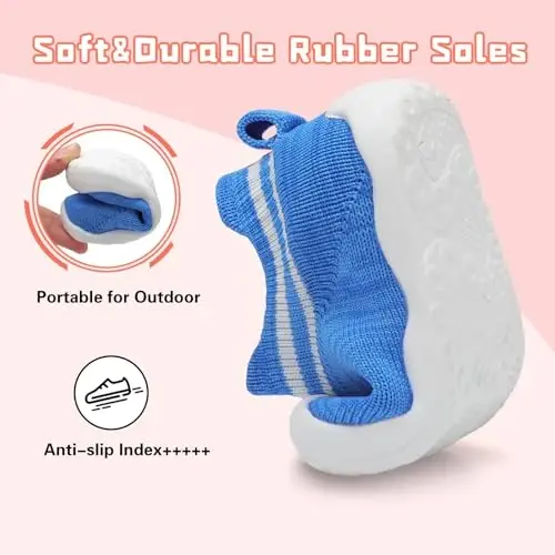 Centipede Demon Baby Shoes Baby Boys Girls Sock Shoes Breathable Infants Toddlers Slippers Indoor Outdoor Boots First Walking Shoe Slip On Sneakers Non Slip with Soft Rubber Soles - 3