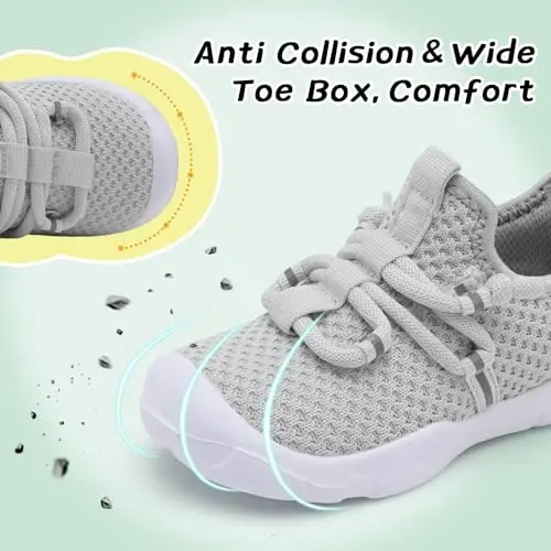 Centipede Demon Toddler Shoes Boys Girls Barefoot Shoes Kids Breathable Walking Running Shoe Slip on Sneakers Lightweight Outdoor Athletic Tennis Shoe - 3