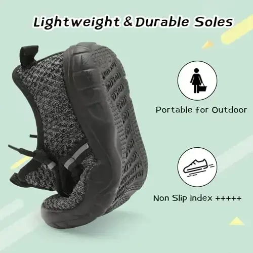 Centipede Demon Toddler Shoes Boys Girls Barefoot Shoes Kids Breathable Walking Running Shoe Slip on Sneakers Lightweight Outdoor Athletic Tennis Shoe - 5