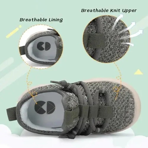 Centipede Demon Toddler Shoes Boys Girls Barefoot Shoes Kids Breathable Walking Running Shoe Slip on Sneakers Lightweight Outdoor Athletic Tennis Shoe - 4