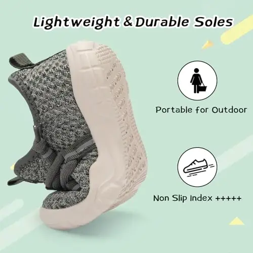 Centipede Demon Toddler Shoes Boys Girls Barefoot Shoes Kids Breathable Walking Running Shoe Slip on Sneakers Lightweight Outdoor Athletic Tennis Shoe - 5