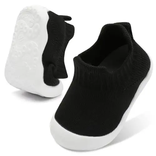 Centipede Demon Baby Shoes Baby Boys Girls Sock Shoes Breathable Infants Toddlers Slippers Indoor Outdoor Boots First Walking Shoe Slip On Sneakers Non Slip with Soft Rubber Soles - 1