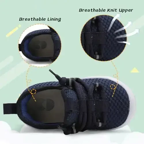 Centipede Demon Toddler Shoes Boys Girls Barefoot Shoes Kids Breathable Walking Running Shoe Slip on Sneakers Lightweight Outdoor Athletic Tennis Shoe - 4