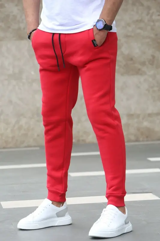 Kırmızı Basic Eşofman 4210-Kırmızı - 3