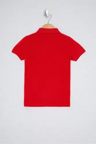 Kırmızı Erkek Çocuk T-Shirt-VR097 - 2