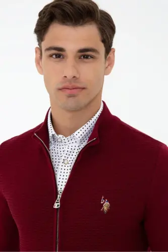 Kırmızı Erkek Hırka-Kırmızı - U.S. POLO ASSN. (1)