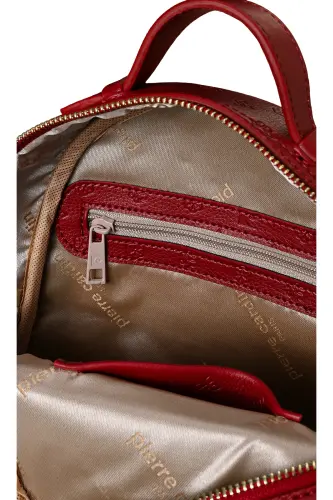 Kırmızı Floater Kadın Sırt Cantası 05PO22Y1541-Bordo - 4