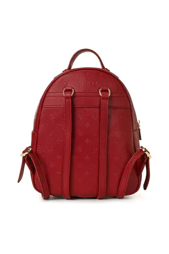 Kırmızı Floater Kadın Sırt Cantası 05PO22Y1541-Bordo - 5