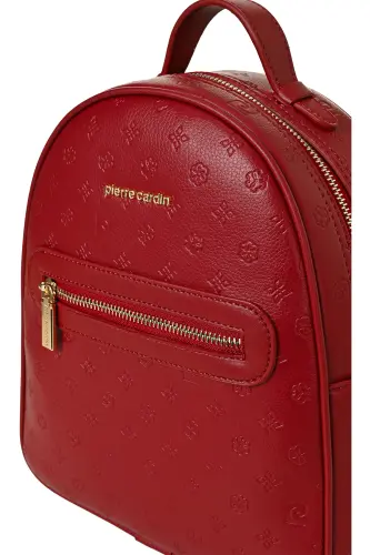 Kırmızı Floater Kadın Sırt Cantası 05PO22Y1541 - Bordo - 3
