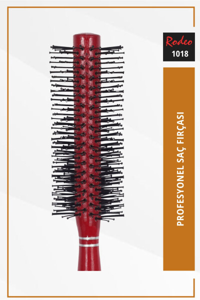 Kırmızı Profesyonel Saç Fırçası 1018 - 2