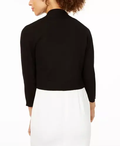 Cropped Open-Front Cardigan - CALVIN KLEIN (1)
