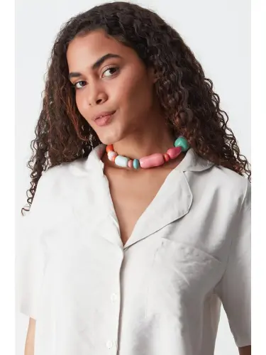 Kısa Kol Gömlek Şort Takım 9148 Bej-Bej - 3