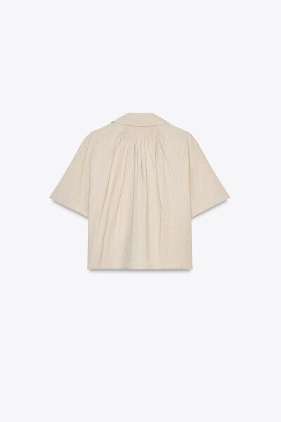 KISA KOLLU GÖMLEK-Kum - 6