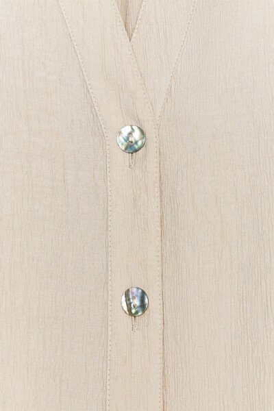 KISA KOLLU GÖMLEK-Kum - 7