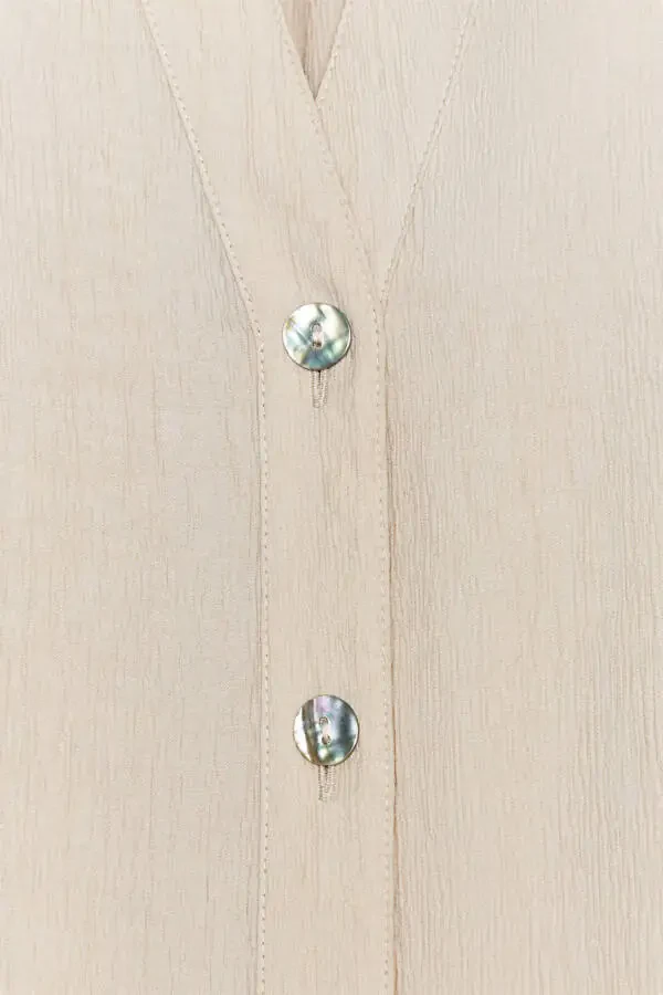 KISA KOLLU GÖMLEK-Kum - 7