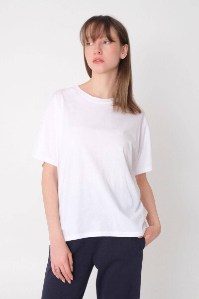 Kısa Kollu Oversize Basic T-shirt P0730-j6j7y4 - 1