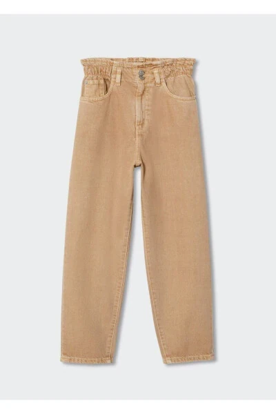 Kısa Paça Paperbag Jean - MANGO TEEN (1)