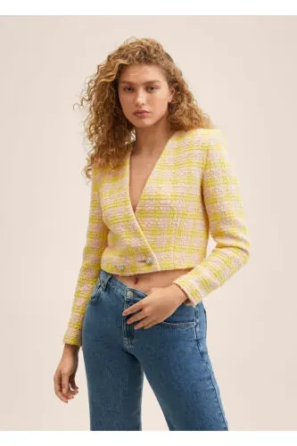 Kısa Tüvit Ceket - MANGO