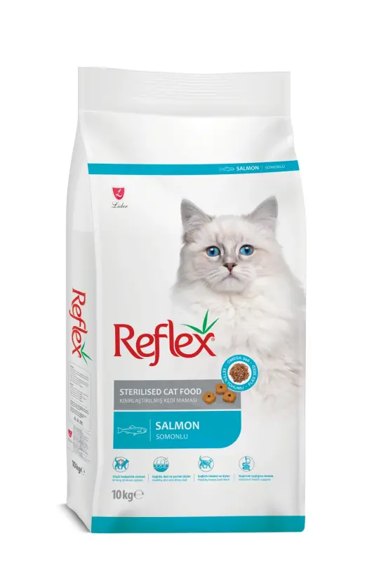 Kısırlaştırılmış / Sterilised Somonlu Kedi Maması 10 kg - 1