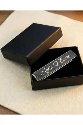 Kişiye Özel Hediyelik Çakmak Tasarım ve İsim Baskılı Usb Şarjlı Alevsiz-Siyah Cam Çakmak - FARIST (1)