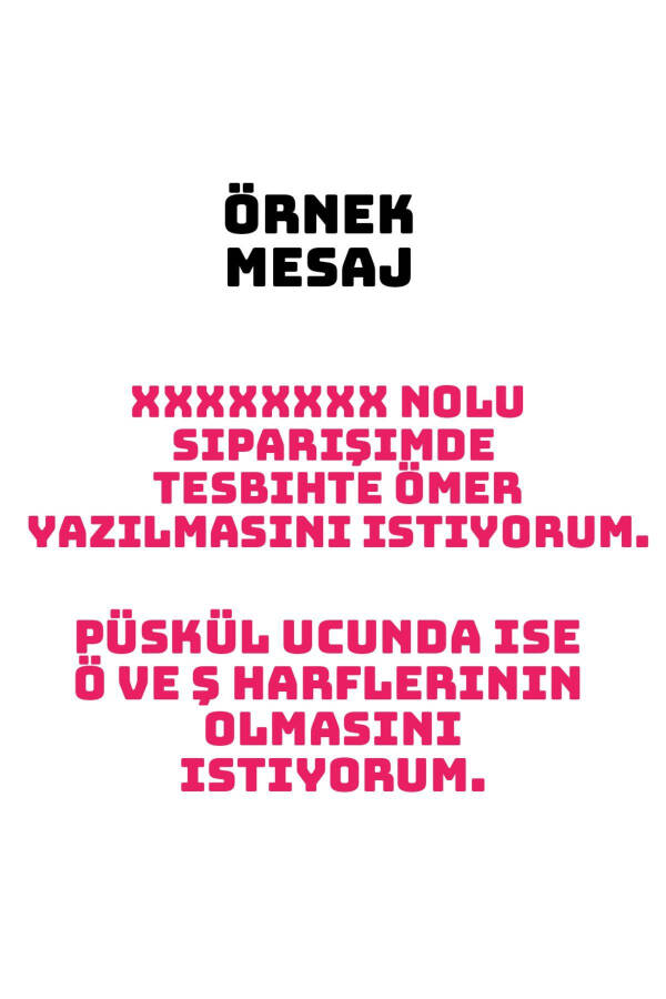 Kişiye özel isimli, kaplangözü taşı tesbih, hediyelik ahşap kutuda. - 4