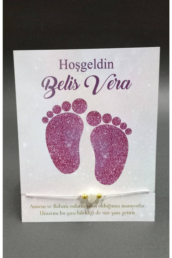 Kişiye Özel Isimli Şans Bilekliği Doğum Günü,yaşgünü,yenidoğan,6 Ay, Bebek, Mevlid, Hediyesi 15 Adet - 3