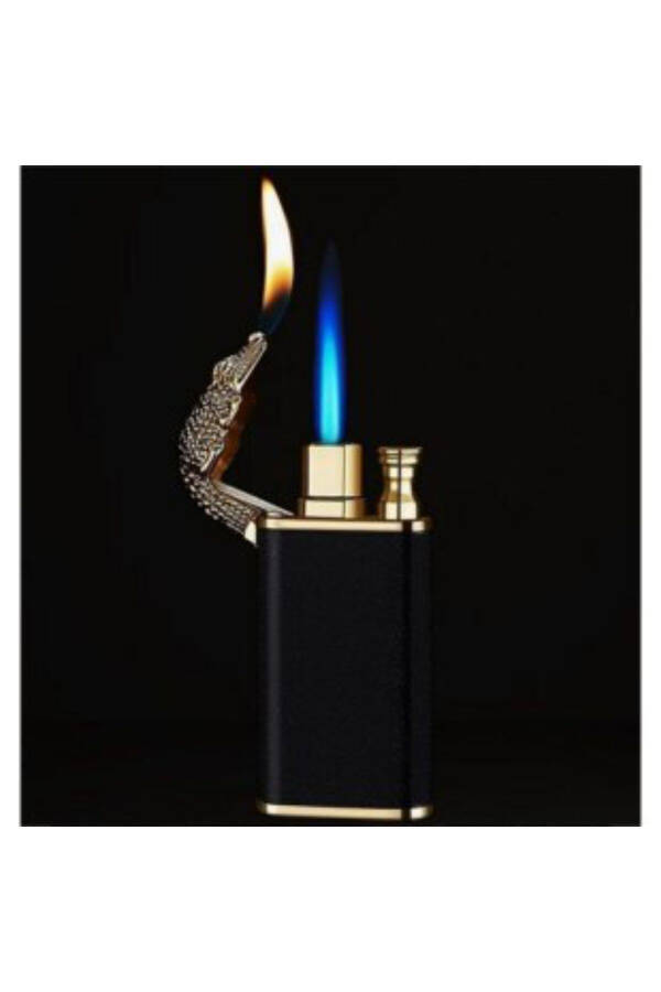 Kişiye Özel Isimli Hediyelik Sevgililer Günü Özel Tasarım Timsah Çakmak & Özel Ahşap Kutu-ÇİFTKALP - 7