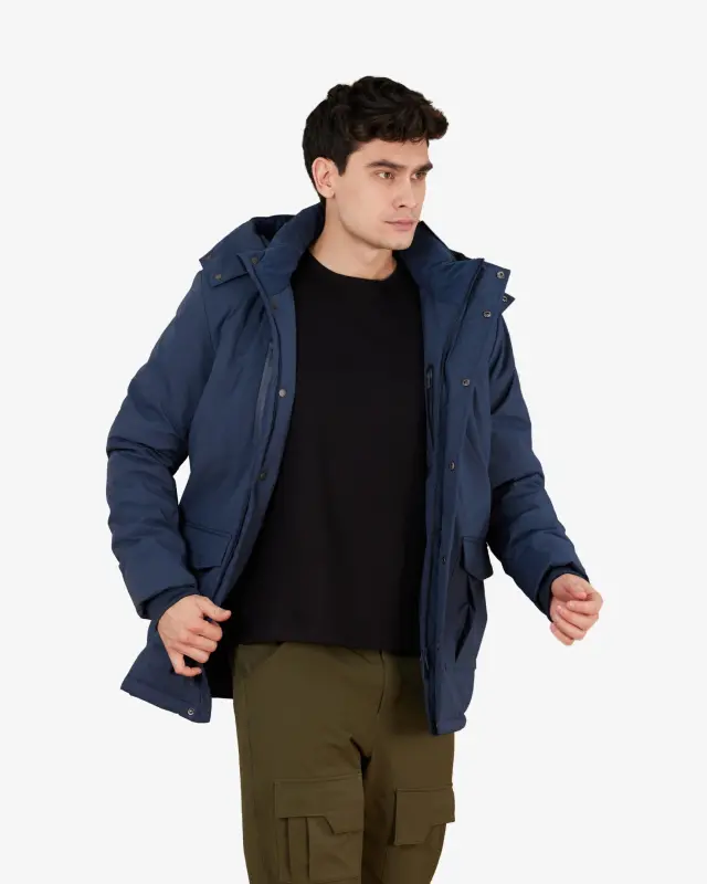 Winter Jacket - DARK BLUE - 7SABER