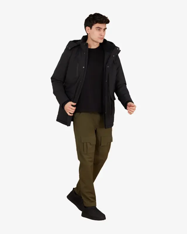 Winter Jacket - BLACK - 3