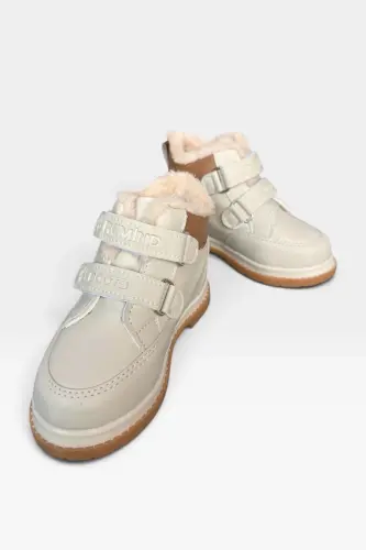 Kışlık İçi Kürklü Bebe Bot (22-25) BEJ - BEJ - 3