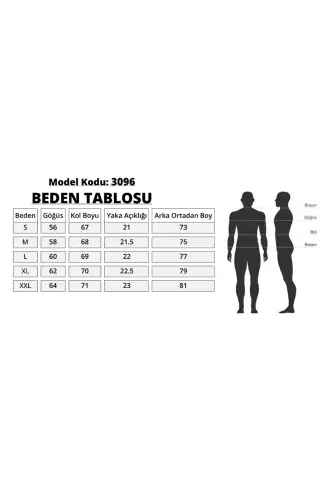 Kışlık Içi Kürklü Erkek Kaban - GRİ - 5