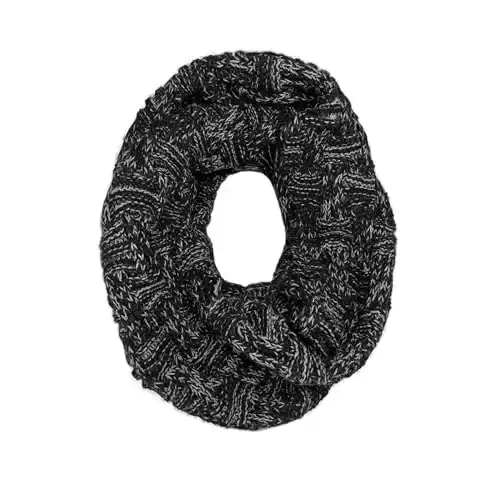 Warm Scarf for Winter Women & Men, Knit Wool Loop Infinity Scarves Thick & Chunky Neck Warmer For Cold Weather U-SY-WS7 - WARM